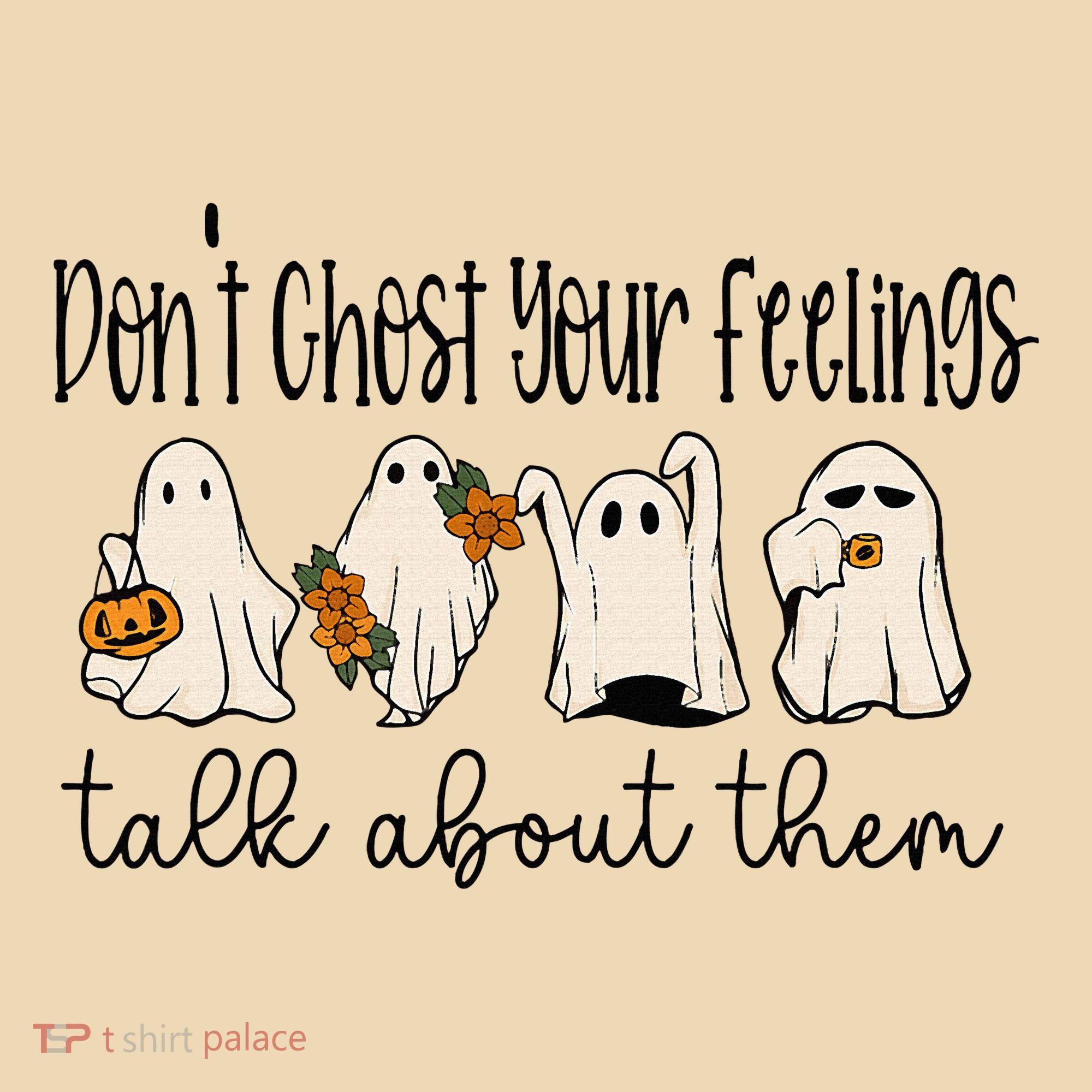 Tal Health Halloween DonT Ghost Your Feelings Halloween Tote Bag
