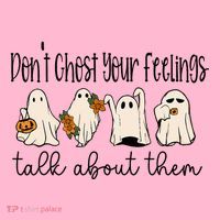 Tal Health Halloween DonT Ghost Your Feelings Halloween Coaster thumb 2