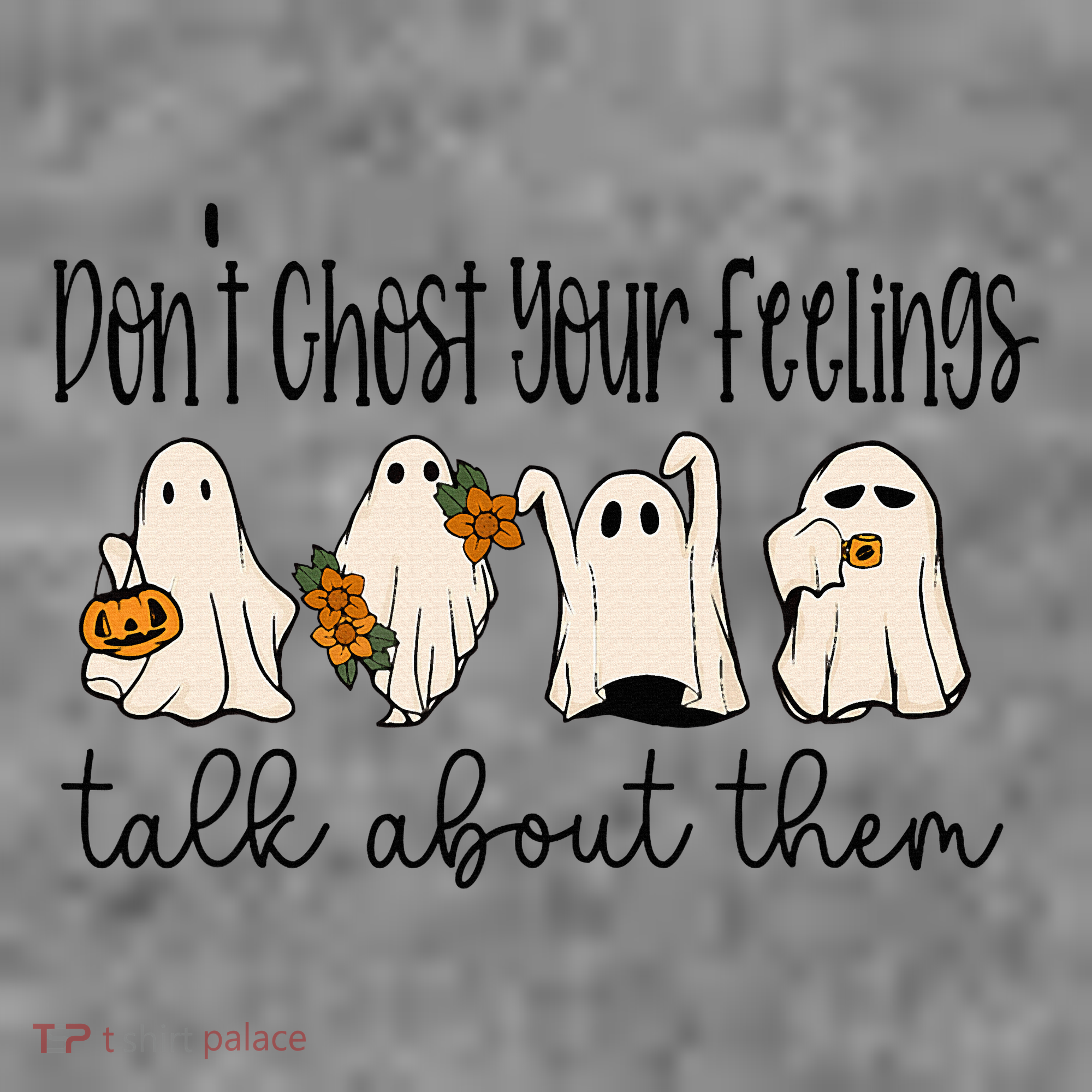 Tal Health Halloween DonT Ghost Your Feelings Halloween Toddler Hoodie
