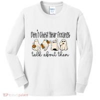 Tal Health Halloween DonT Ghost Your Feelings Halloween Kids Long Sleeve Shirt thumb 0