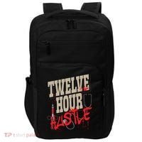 Twelve Hour Hustle Funny Nursing Medical Night Shift Nurse Gift Impact Tech Backpack thumb 0
