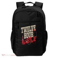 Twelve Hour Hustle Funny Nursing Medical Night Shift Nurse Gift Backpack thumb 0