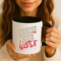 Twelve Hour Hustle Funny Nursing Medical Night Shift Nurse Gift Coffee Mug thumb 3