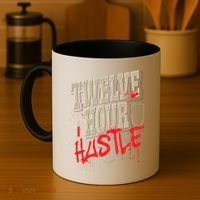 Twelve Hour Hustle Funny Nursing Medical Night Shift Nurse Gift Coffee Mug thumb 4