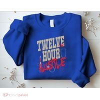 Twelve Hour Hustle Funny Nursing Medical Night Shift Nurse Gift Sweatshirt thumb 2