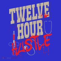 Twelve Hour Hustle Funny Nursing Medical Night Shift Nurse Gift Coaster thumb 2