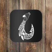 Tribal Hawaiian Hook Fishing Coaster thumb 0