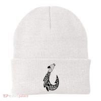 Tribal Hawaiian Hook Fishing Beanie thumb 0