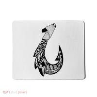 Tribal Hawaiian Hook Fishing Mousepad thumb 0