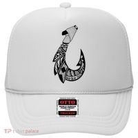 Tribal Hawaiian Hook Fishing Hat thumb 0