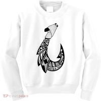 Tribal Hawaiian Hook Fishing Kids Sweatshirt thumb 0