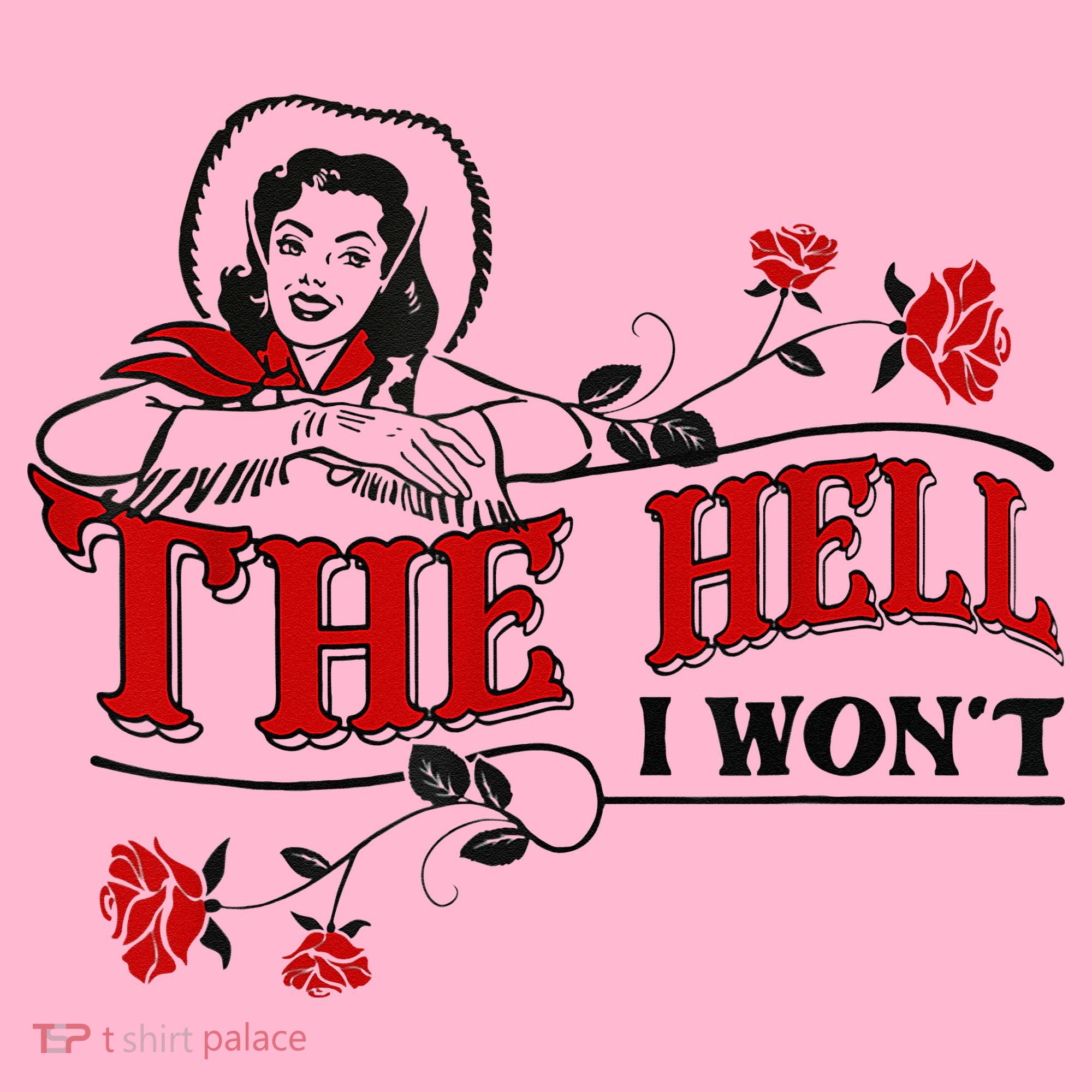 The Hell I Wont Flower Apparel For Life Coaster