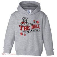 The Hell I Wont Flower Apparel For Life Toddler Hoodie thumb 0