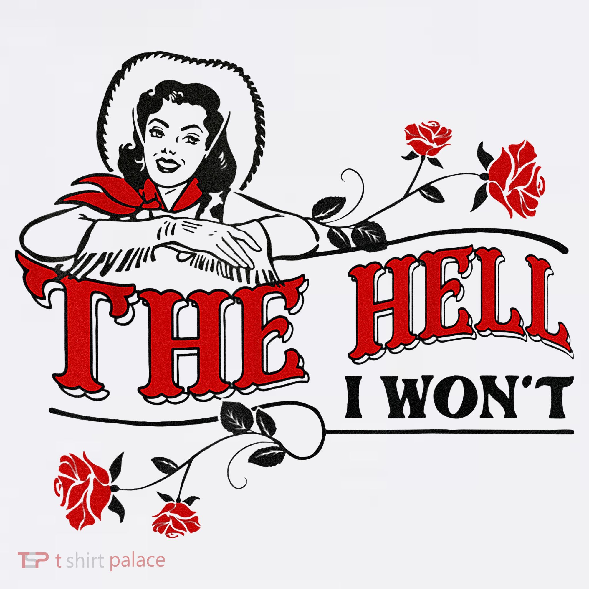 The Hell I Wont Flower Apparel For Life Golf Towel