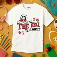 The Hell I Wont Flower Apparel For Life Kids T-Shirt thumb 3