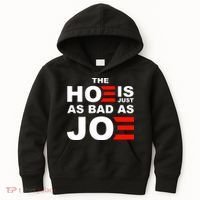 The Hoe Is Just As Bad As Joe Kids Hoodie thumb 0