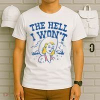 The Hell I WonT Vintage Western Rodeo Cowgirl T-Shirt thumb 6