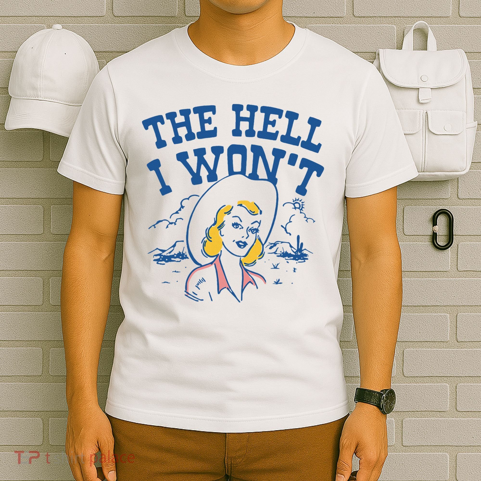 The Hell I WonT Vintage Western Rodeo Cowgirl T-Shirt