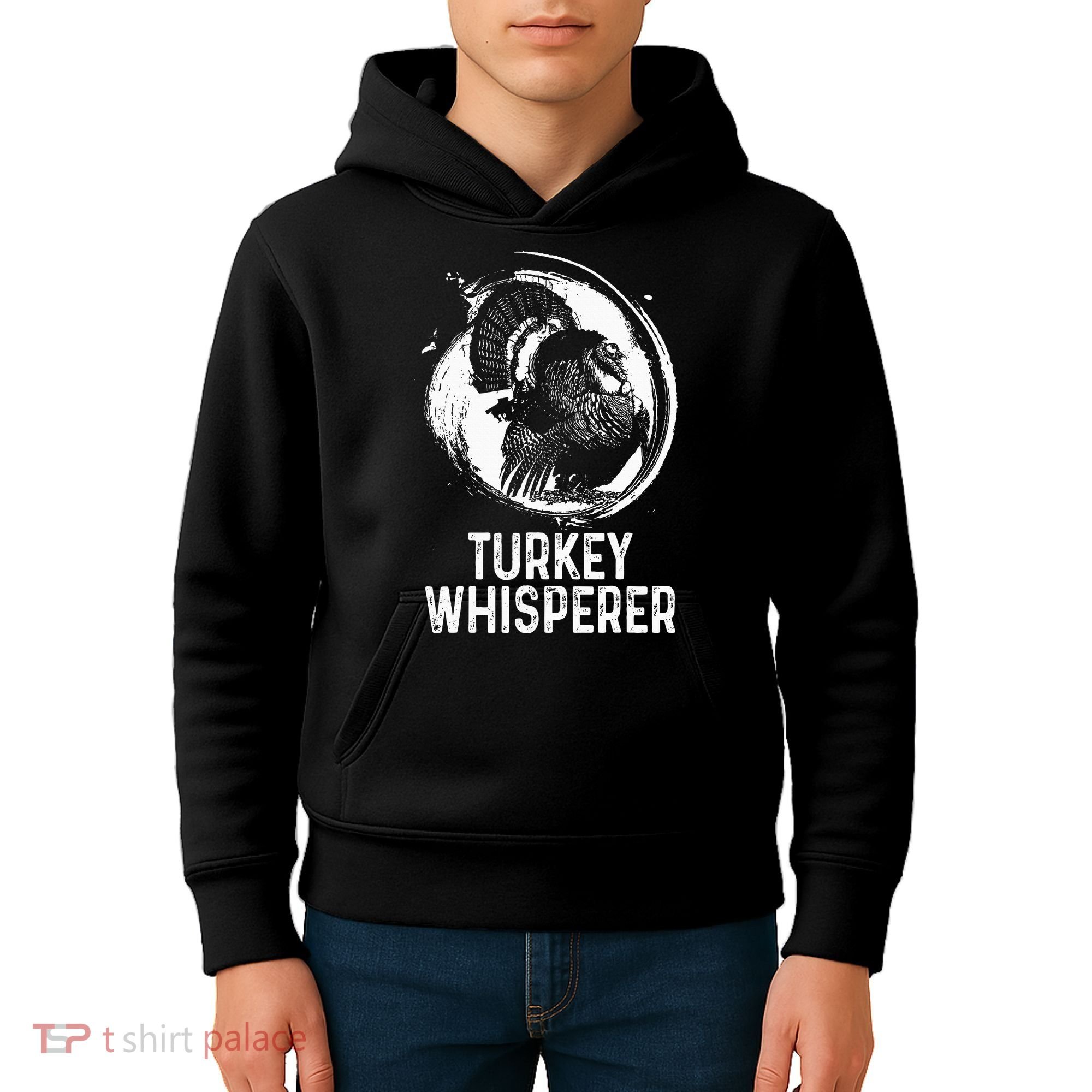 Turkey Hunter I'm A Turkey Whisperer Hunting Kids Hoodie