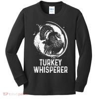 Turkey Hunter I'm A Turkey Whisperer Hunting Kids Long Sleeve Shirt thumb 0