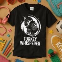 Turkey Hunter I'm A Turkey Whisperer Hunting Kids T-Shirt thumb 3
