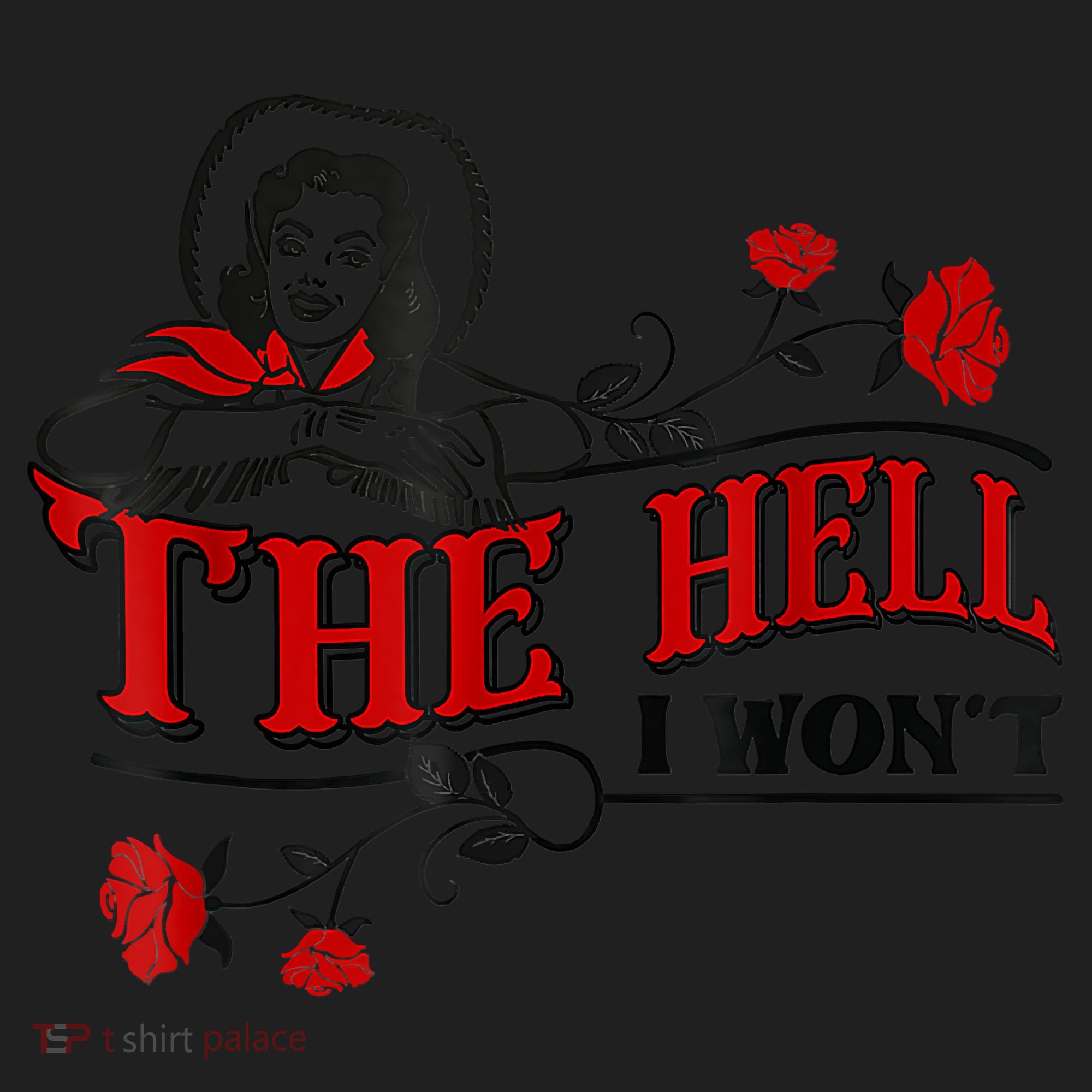 The Hell I Won't Flower Apparel For Life Women's Sweatshirt