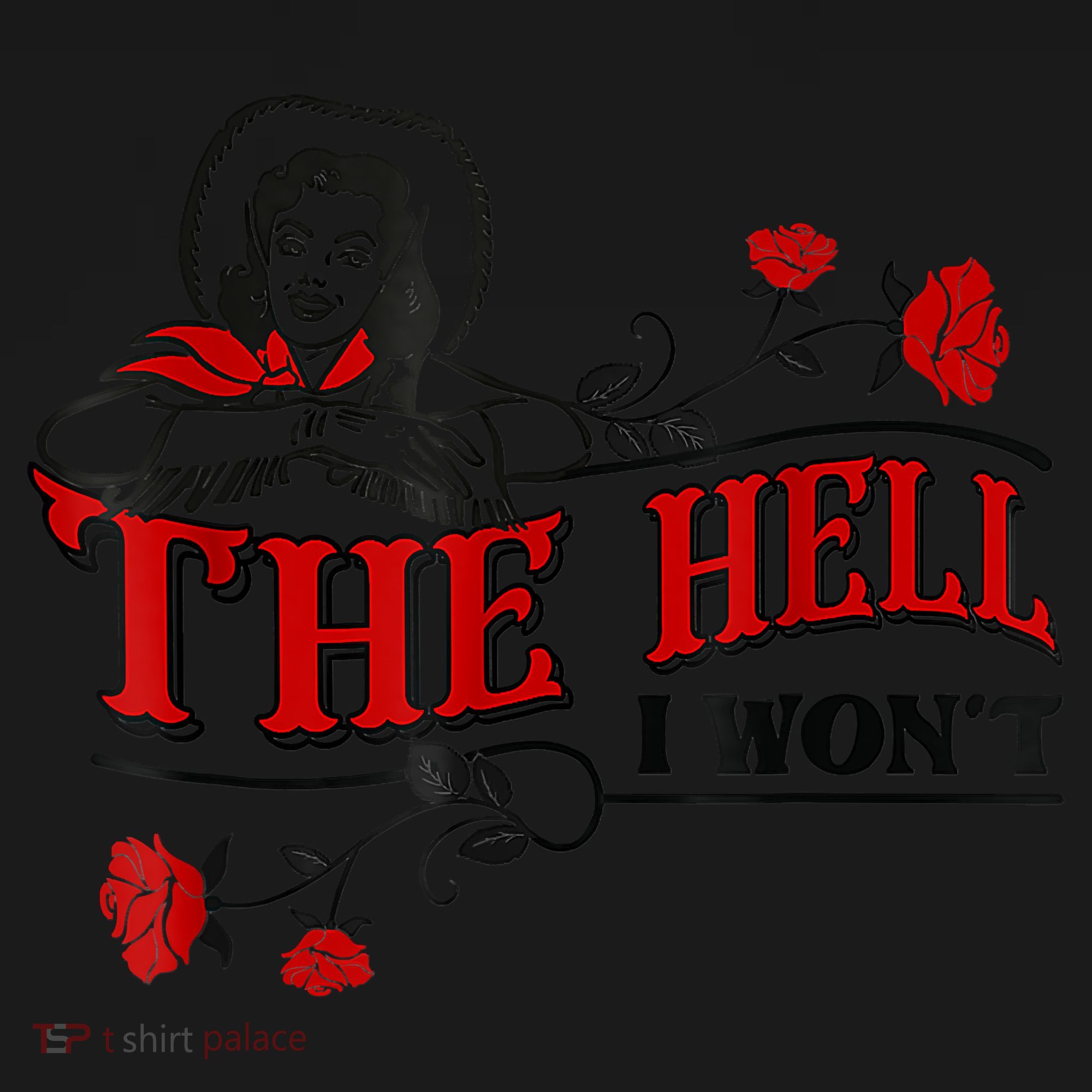 The Hell I Won't Flower Apparel For Life Coaster