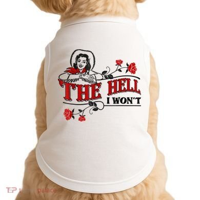 The Hell I Won't Flower Apparel For Life Doggie Tank