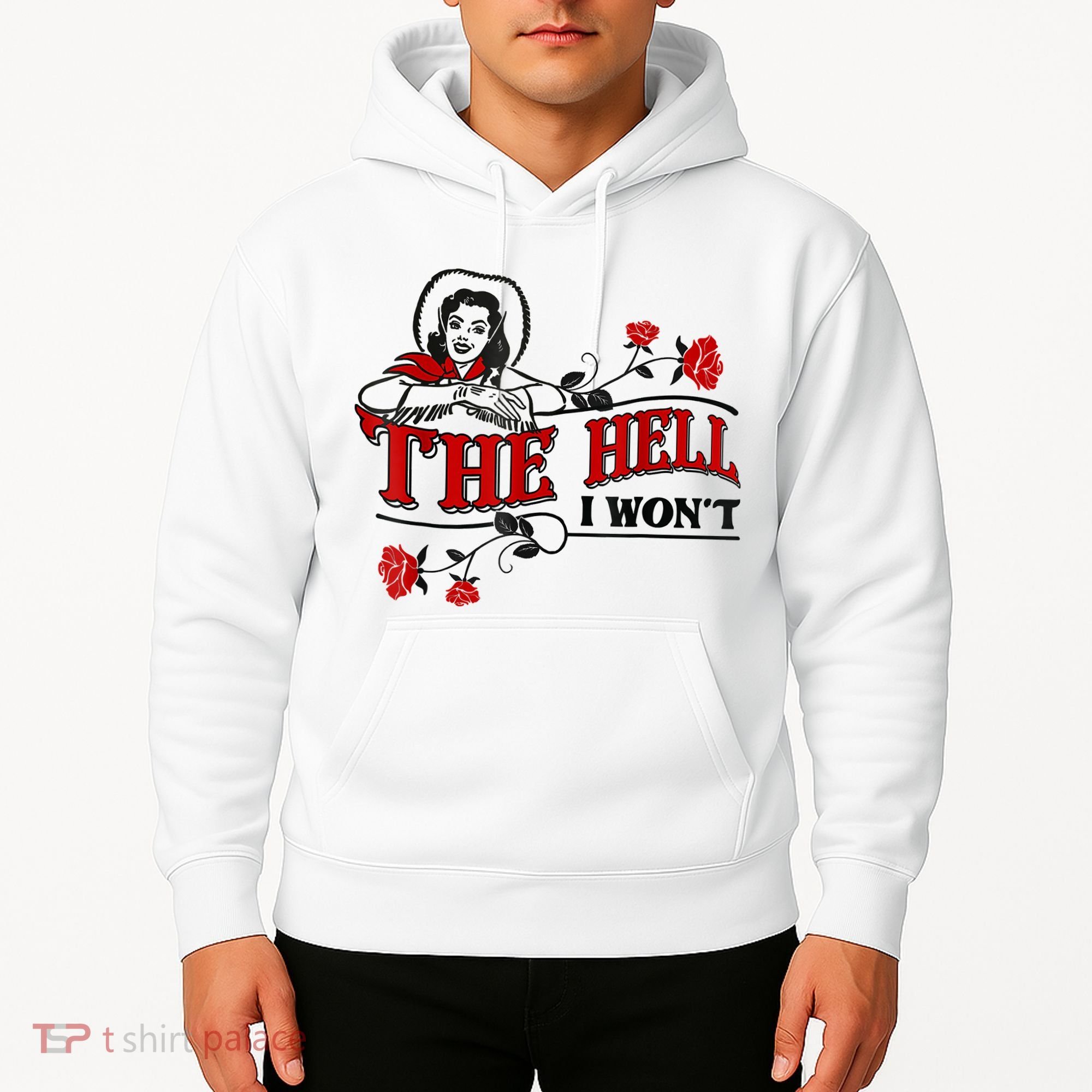 The Hell I Won't Flower Apparel For Life Hoodie