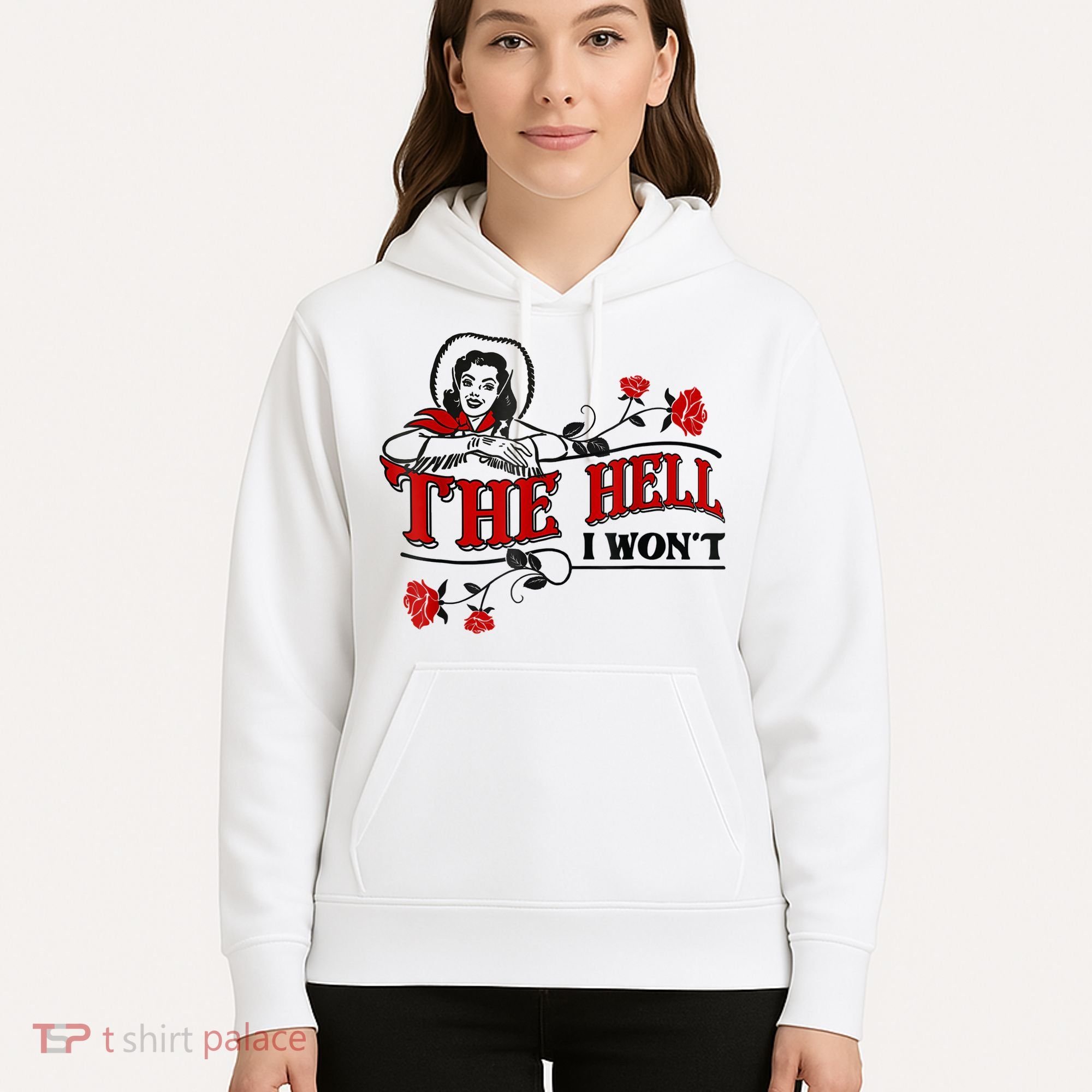 The Hell I Won't Flower Apparel For Life Hoodie