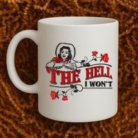 The Hell I Won't Flower Apparel For Life Coffee Mug thumb 2