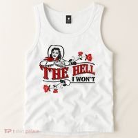 The Hell I Won't Flower Apparel For Life Tank Top thumb 2