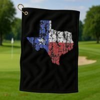 Texas Home I Love Texas The Lone Star State Texas Golf Towel thumb 1