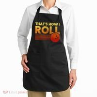 That's How I Roll Funny Distressed Bowling Apron thumb 2