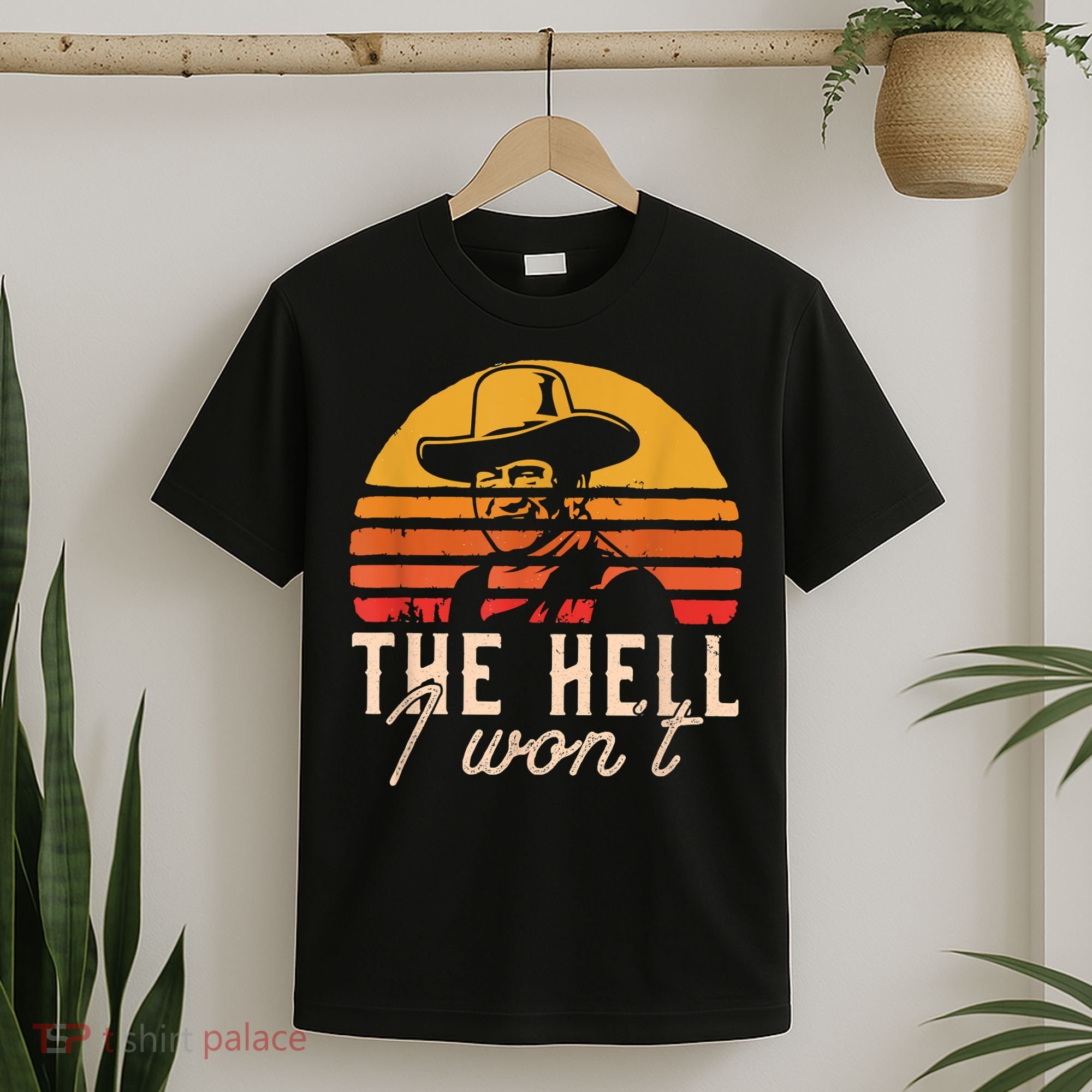 The Hell I Won't Quote Retro Vintage T-Shirt