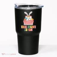 The Hunt Is On Easter Bunny Holiday Tumbler thumb 0