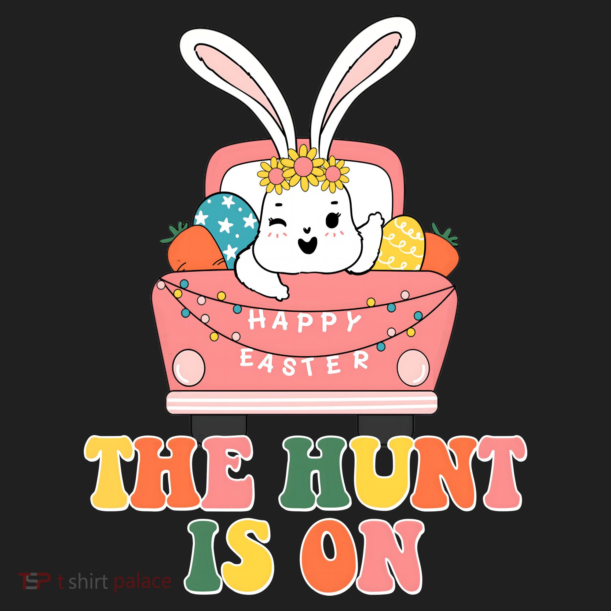 The Hunt Is On Easter Bunny Holiday Tumbler