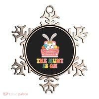 The Hunt Is On Easter Bunny Holiday Ornament thumb 0