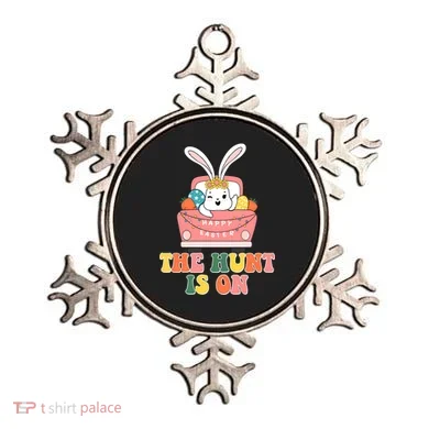The Hunt Is On Easter Bunny Holiday Ornament