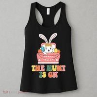 The Hunt Is On Easter Bunny Holiday Women's Tank Top thumb 3