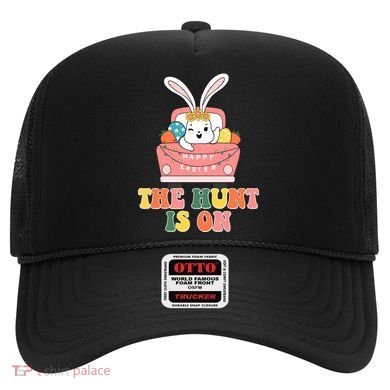 The Hunt Is On Easter Bunny Holiday Hat
