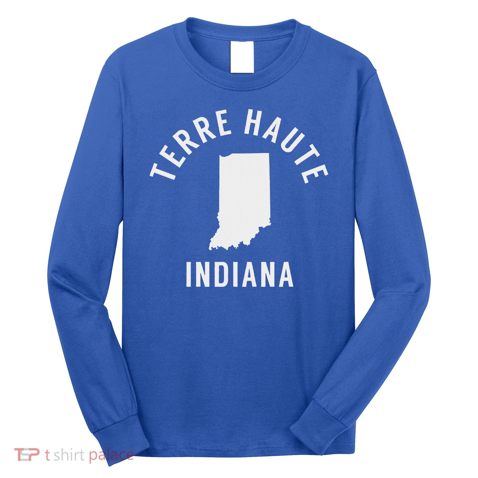 Terre Haute Indiana Souvenirs In Long Sleeve Shirt