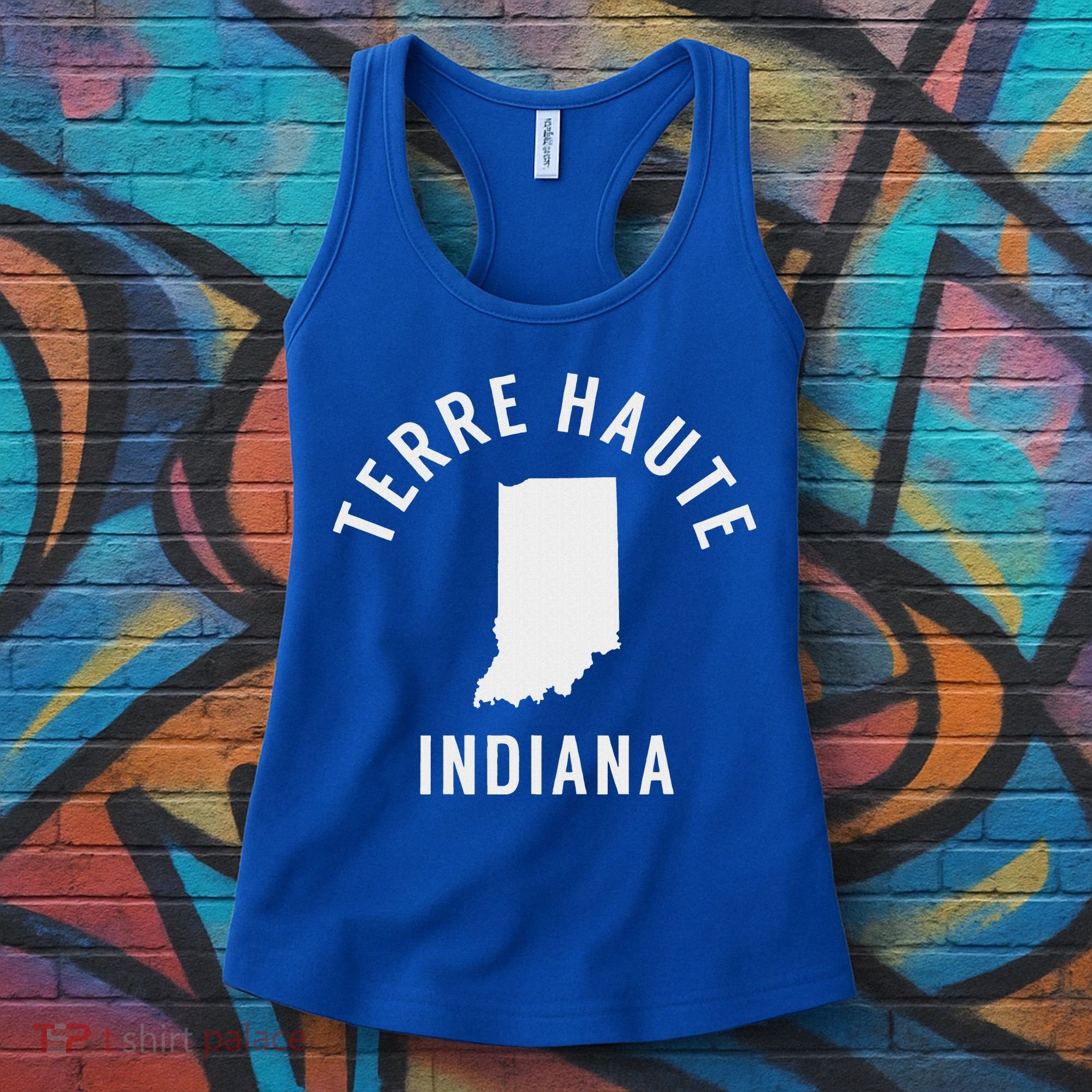 Terre Haute Indiana Souvenirs In Women's Tank Top