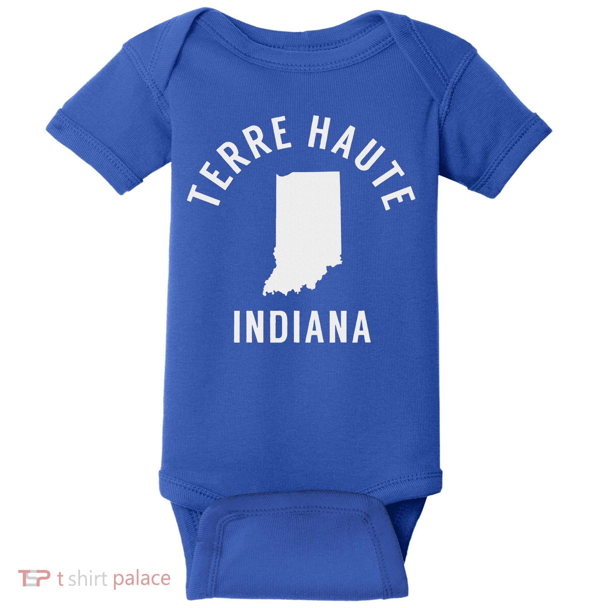 Terre Haute Indiana Souvenirs In Baby Bodysuit