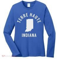 Terre Haute Indiana Souvenirs In Women's Long Sleeve Shirt thumb 0