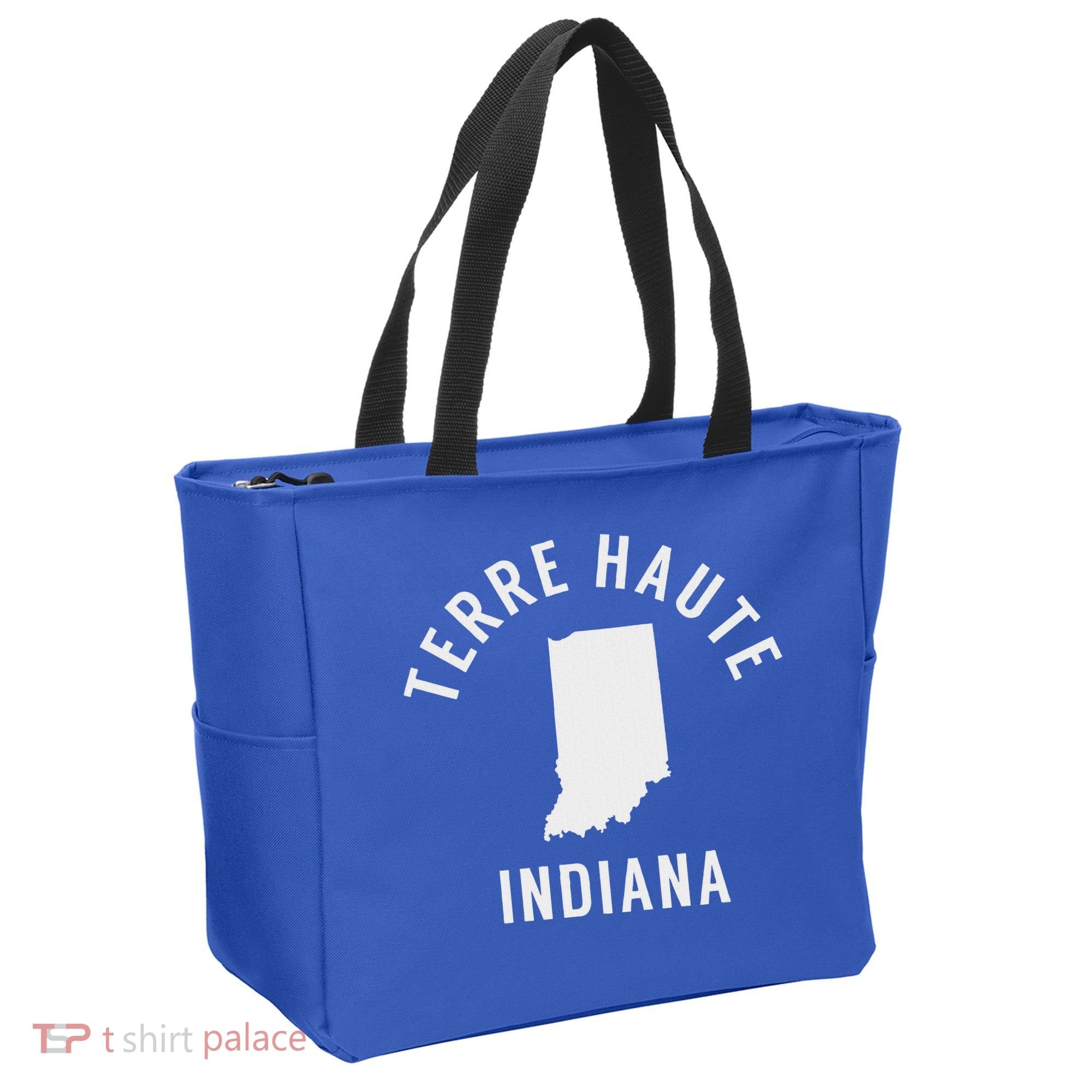 Terre Haute Indiana Souvenirs In Tote Bag