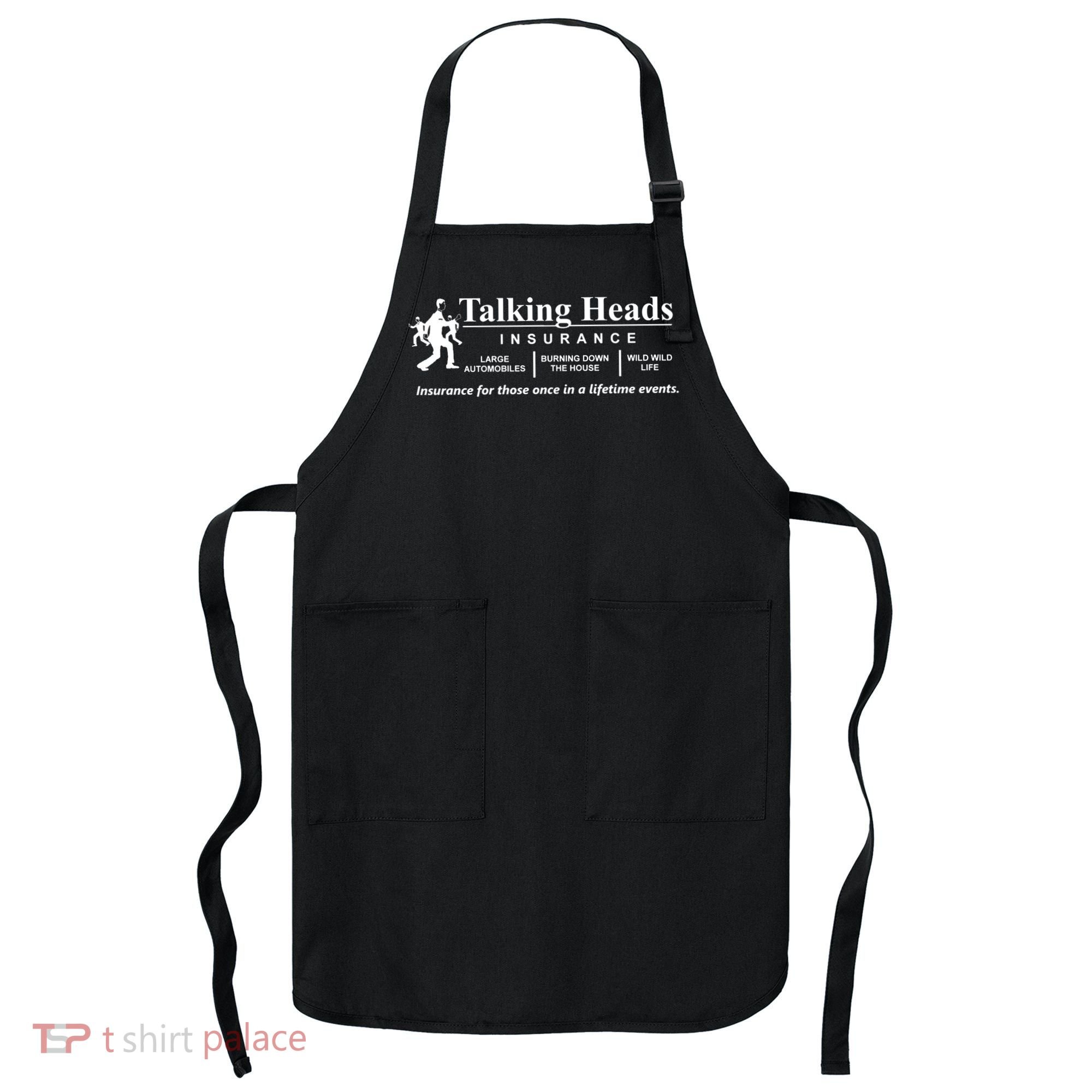Talking Heads Insurance Apron