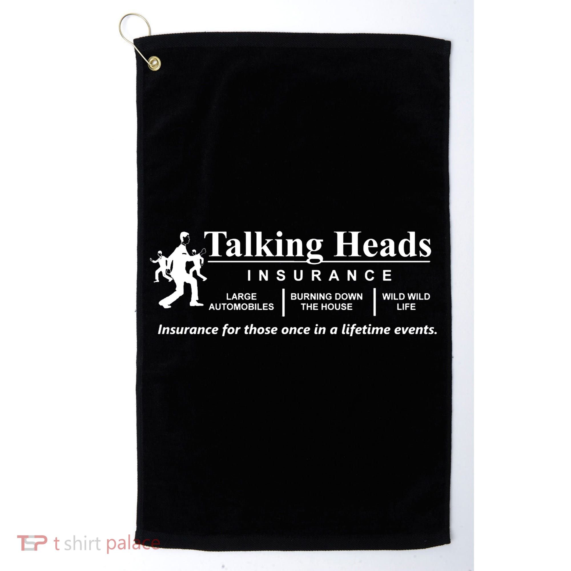 Talking Heads Insurance Golf Towel