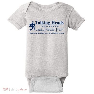 Talking Heads Insurance Baby Bodysuit