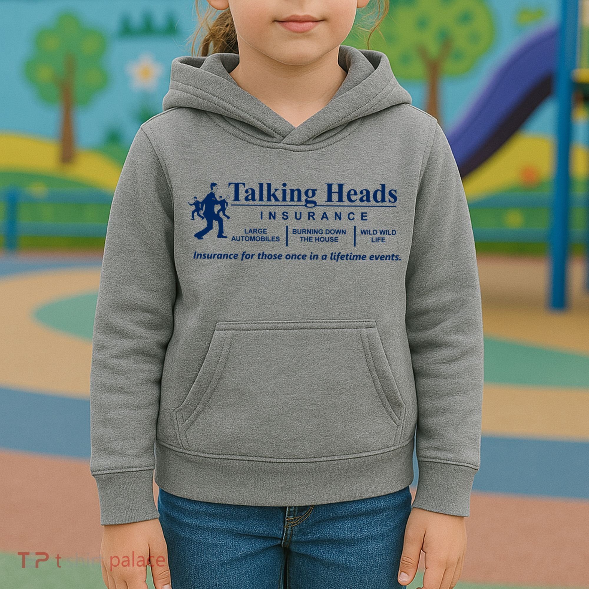 Talking Heads Insurance Kids Hoodie
